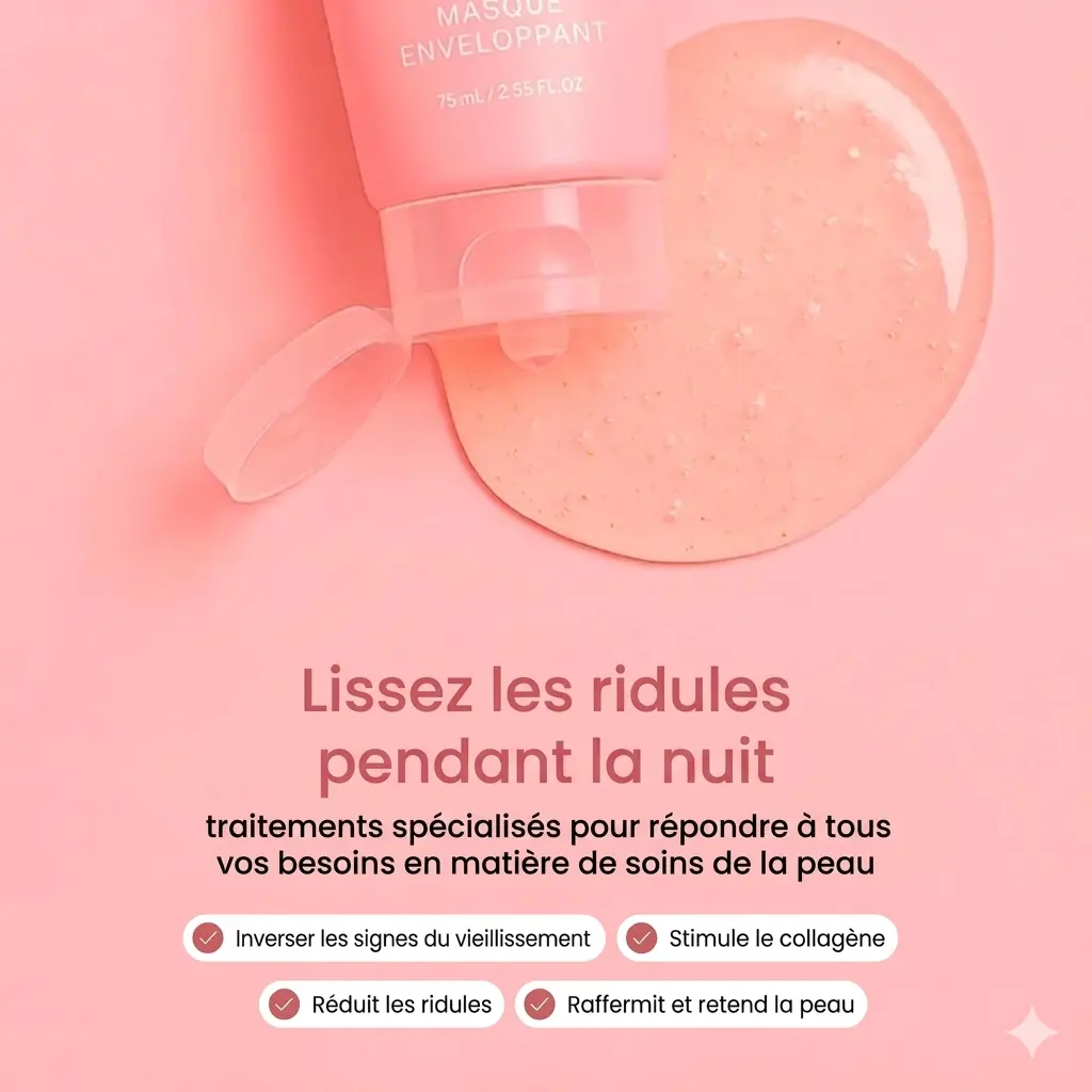 Application du soin Kalkaire sur le visage